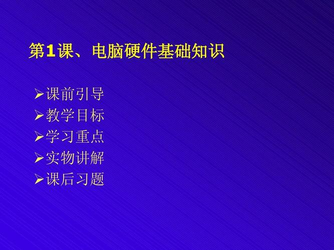 学习电脑知识-电脑基础知识