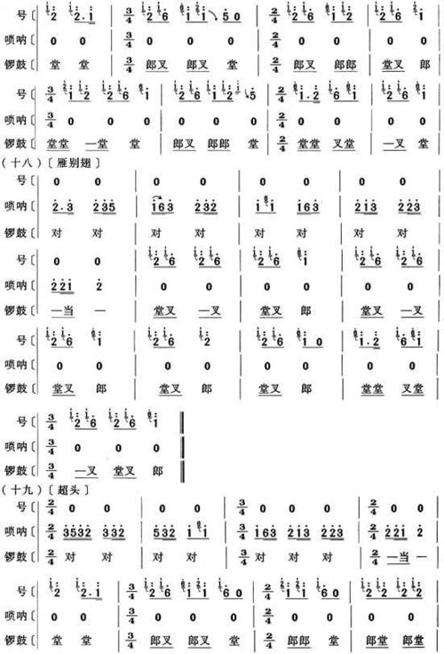 戏曲锣有什么用-戏曲锣鼓经曲谱